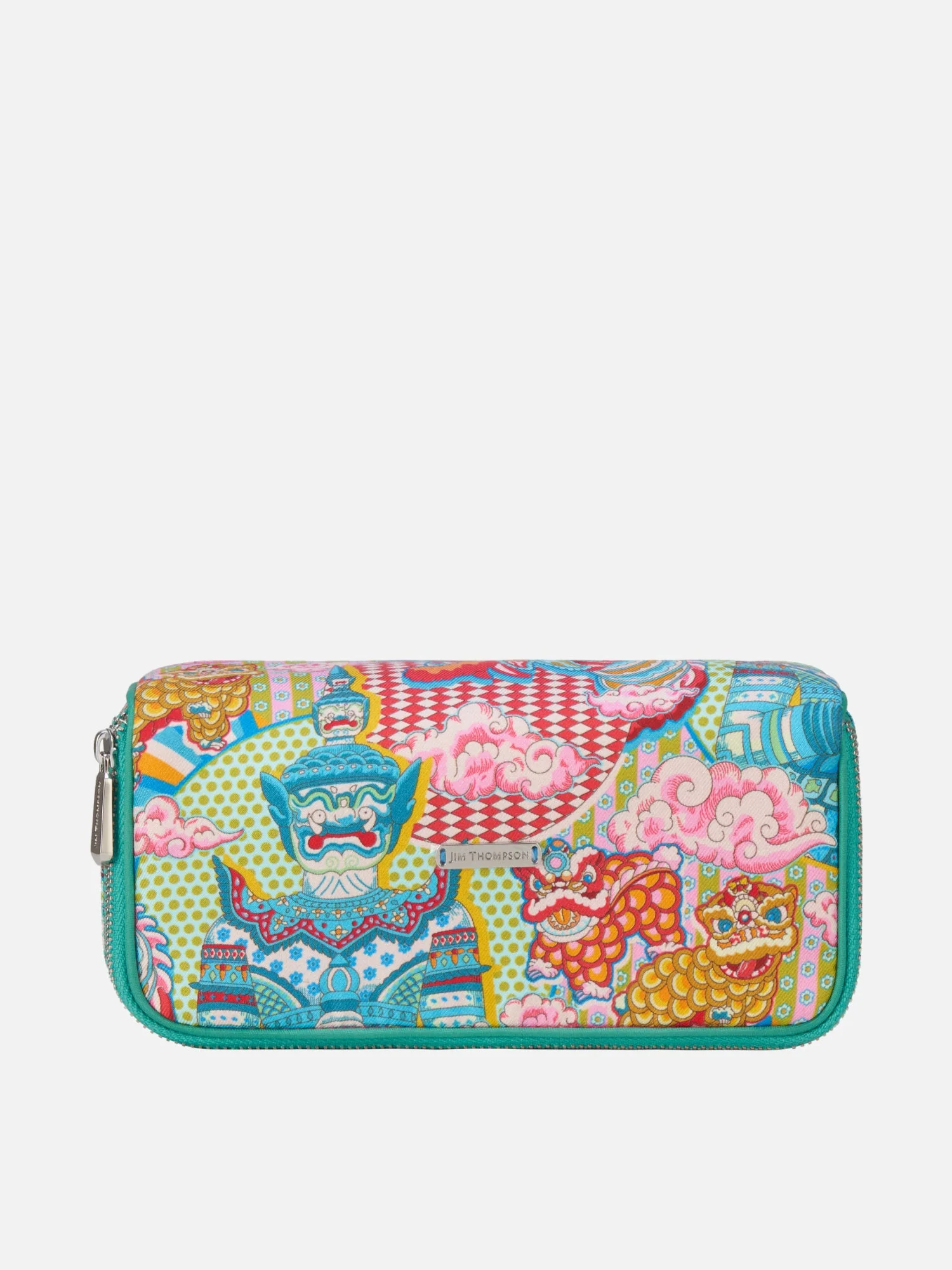 Bangkok Old Town Silk Rectangular Makeup Case