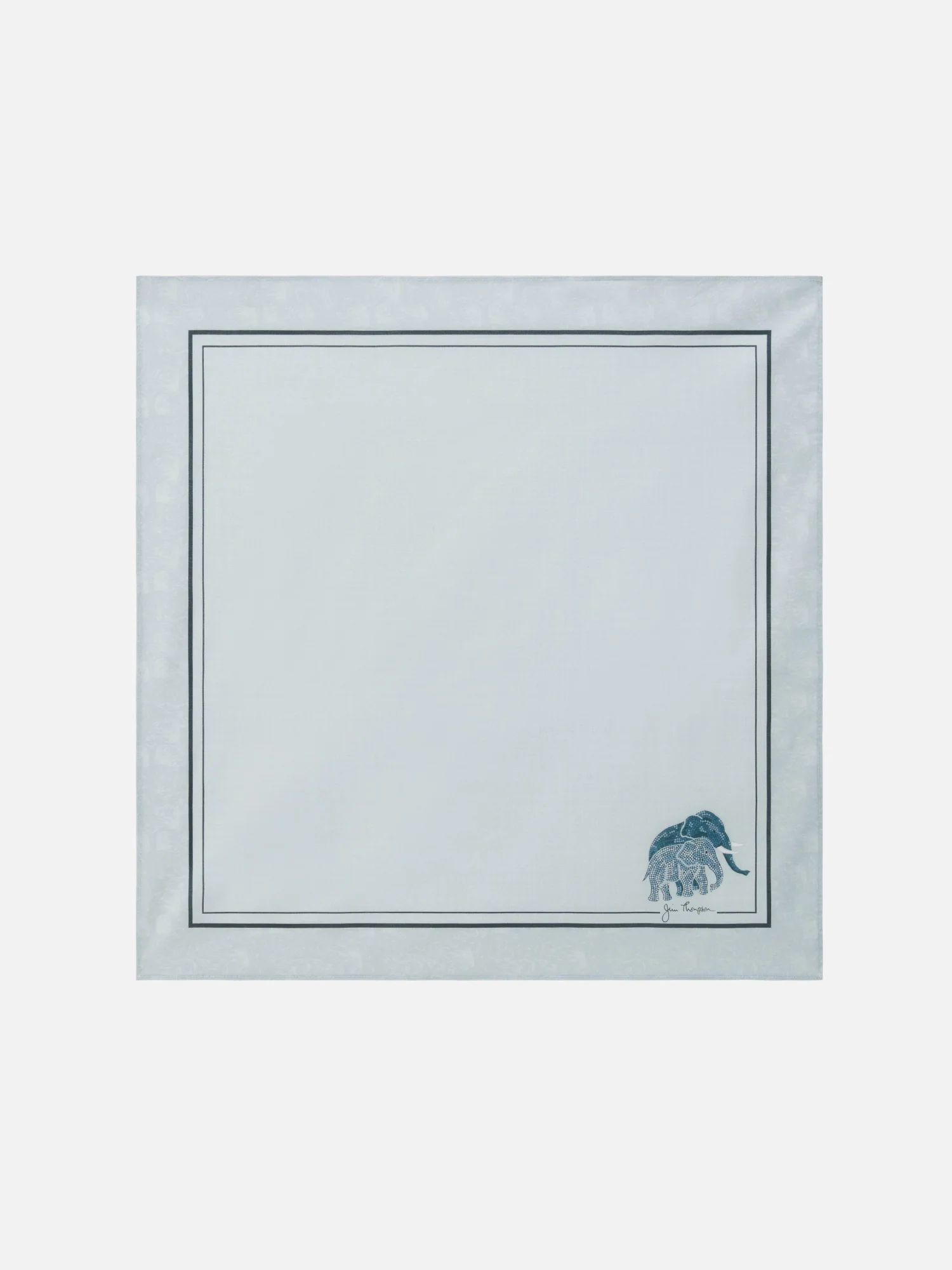 Elephant Mosaic Cotton Napkin