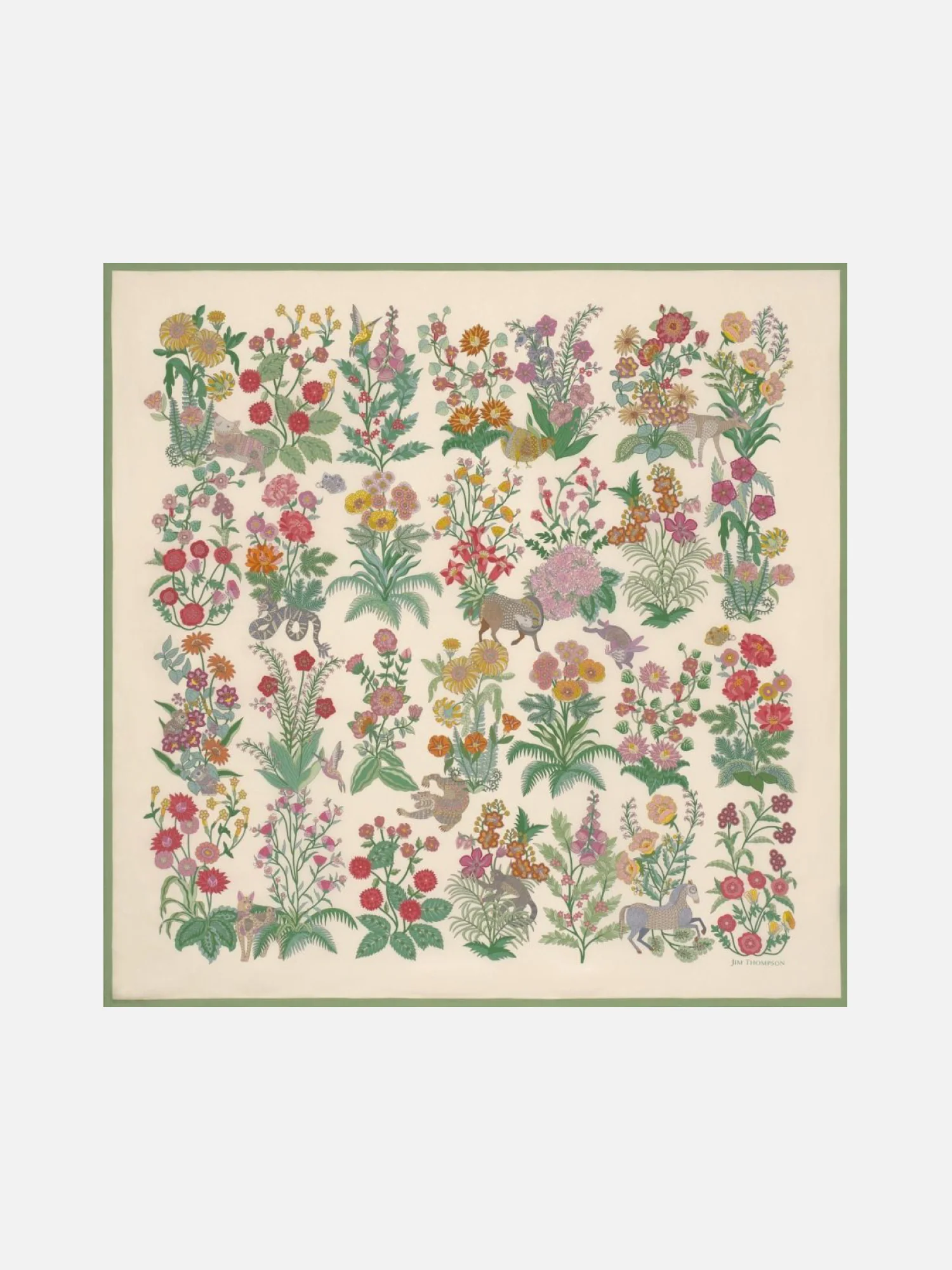 Garden of The Zodiac Silk Scarf