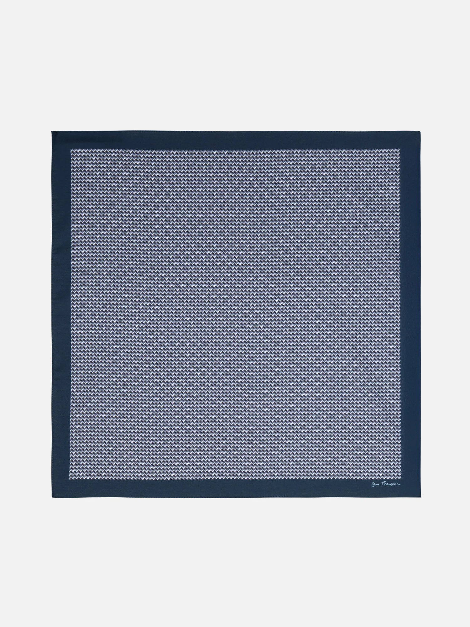 Zig Zag Cotton Handkerchief